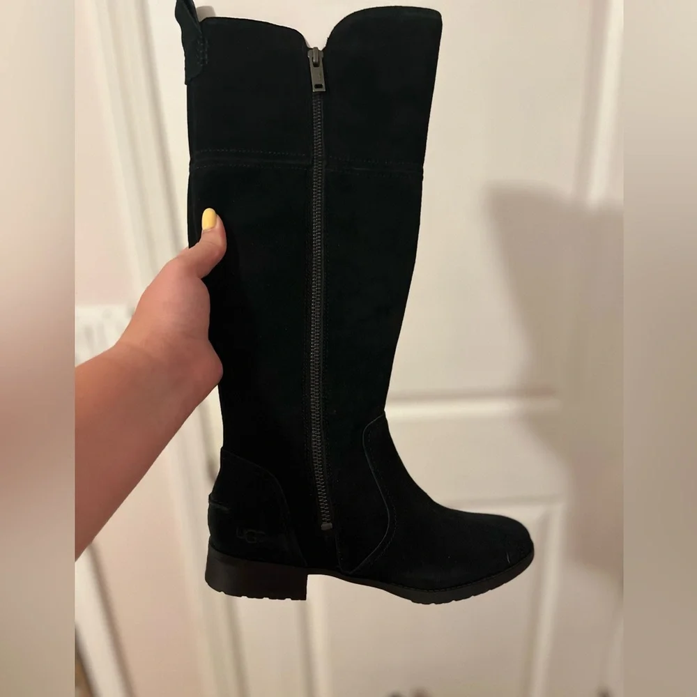 Brand New UGG Sorensen Style Black Suede Boots - Picture 3 of 12